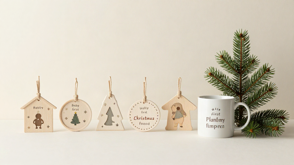 Personalised First Christmas Ornaments: 7 Keepsake Ideas for Baby's First Festive Season