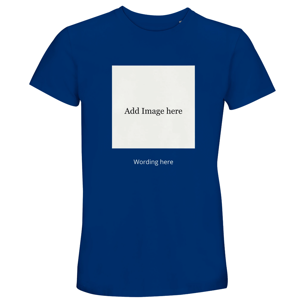 Fully Personalised Unisex Crew Neck T-Shirt - Custom Image and Text