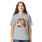 Too Cute To Spook Kids T-Shirt | Premium Heavyweight Cotton Halloween Tee