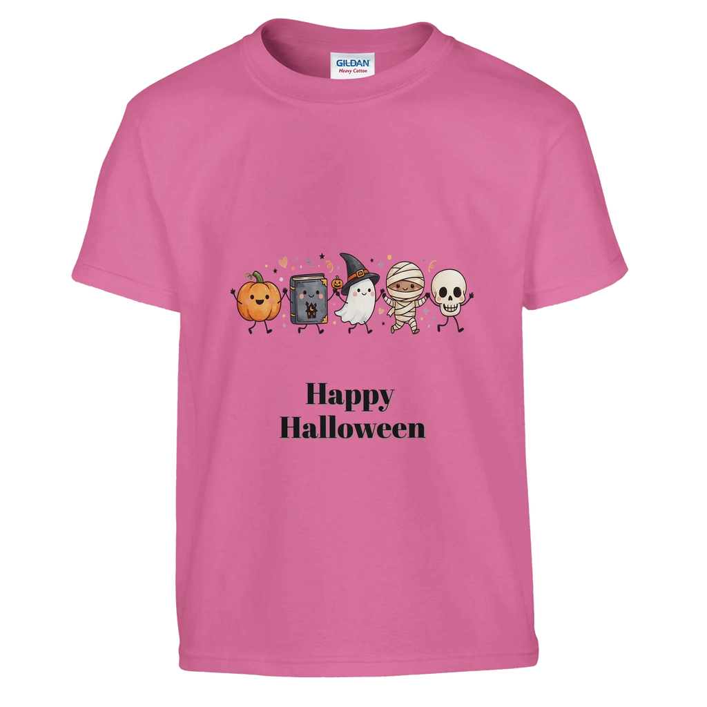 Personalised Halloween T-Shirt – Custom Cute Spooky Design for Adults and Kids