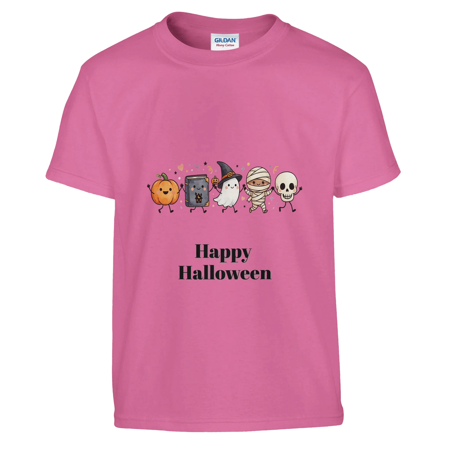 Personalised Halloween T-Shirt – Custom Cute Spooky Design for Adults and Kids