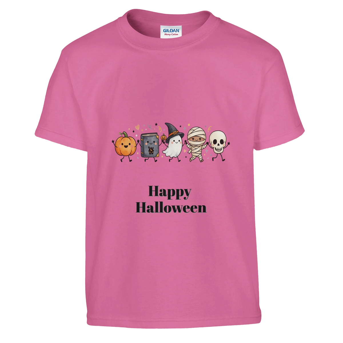 Personalised Halloween T-Shirt – Custom Cute Spooky Design for Adults and Kids