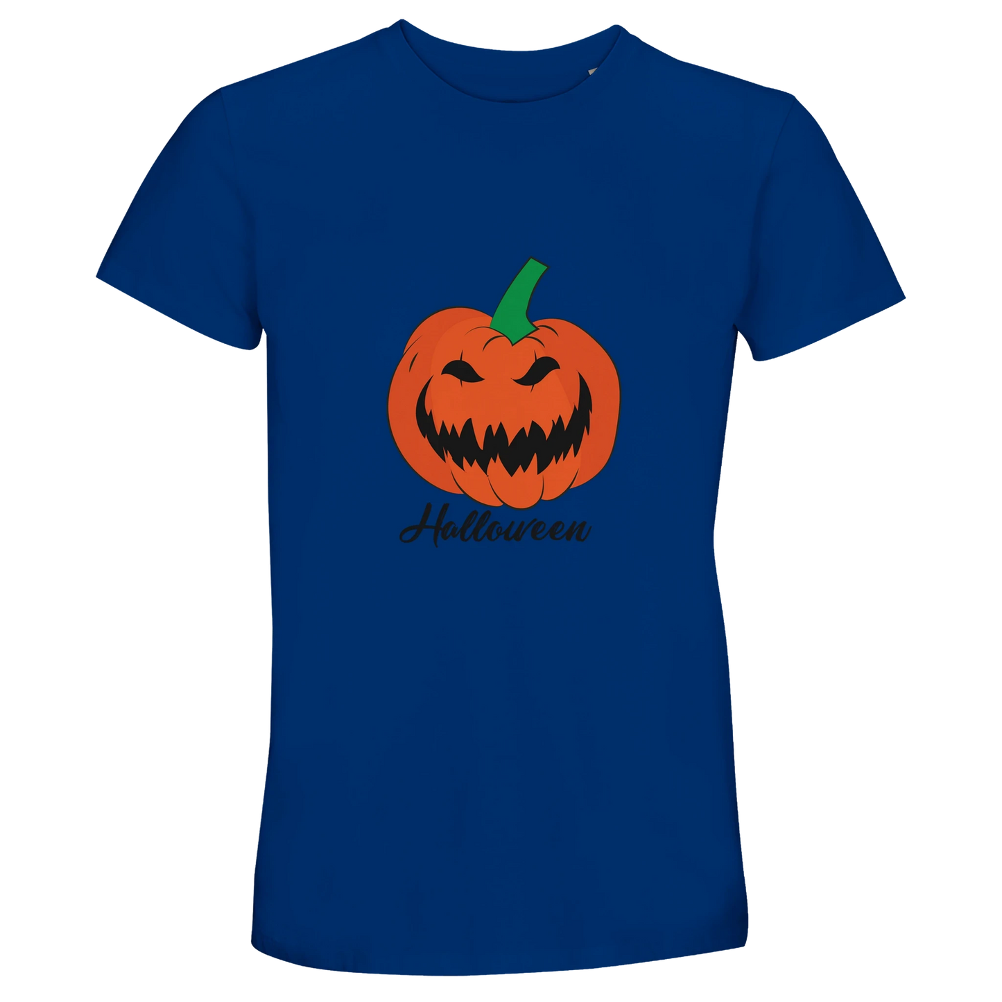 Halloween Pumpkin Unisex Crew Neck T-Shirt - Recycled Cotton