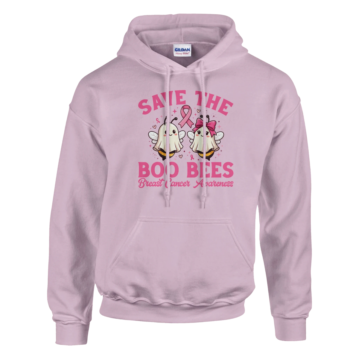 Save the Boo Bees Breast Cancer Awareness Hoodie - Charitable Charity Apparel
