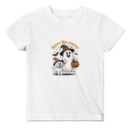 Happy Halloween Spooky Dog Baby Crewneck T-Shirt – Comfortable Cotton Toddler Top