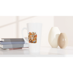 Cozy Autumn Woodland Ceramic Latte Mug – 17oz Seasonal Drinkware