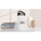She Is..... She Is Me Affirmation Stainless Steel Travel Mug - 15oz Insulated Cup