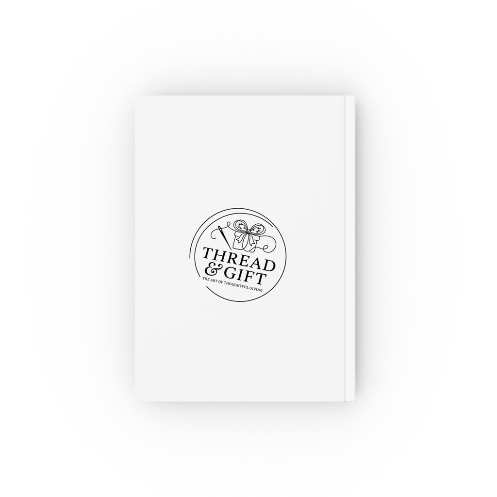 Rise By Lifting Others Hardcover Journal — Personalised Inspirational Notebook (Custom Name)