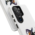 Halloween Witch Initial Phone Case - Letter A Pumpkin, Bat & Potion Cute Fall Phone Cover