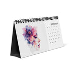 Flower Girl 2027 Desk Calendar — Simplex Spiral Desk Planner