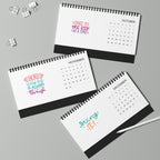 Inspirational Quotes Desk Calendar 2027 — Motivational Monthly Grid