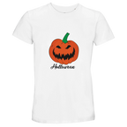 Halloween Pumpkin Unisex Crew Neck T-Shirt - Recycled Cotton