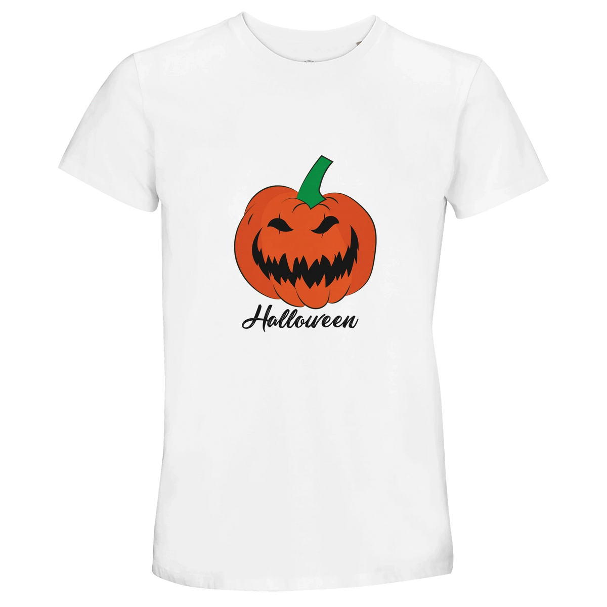 Halloween Pumpkin Unisex Crew Neck T-Shirt - Recycled Cotton