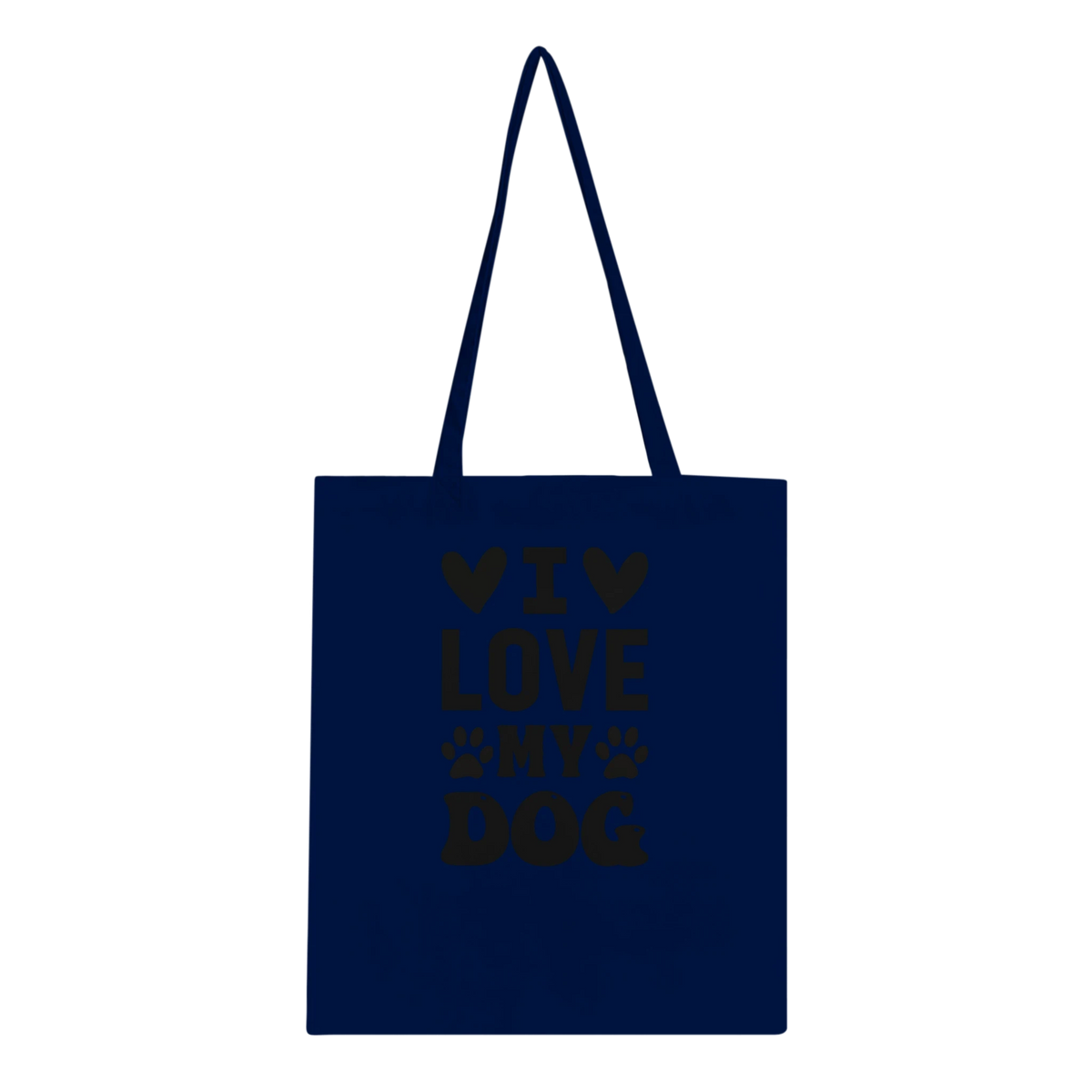 I Love My Dog Cotton Tote Bag – Eco-Friendly Everyday Carry
