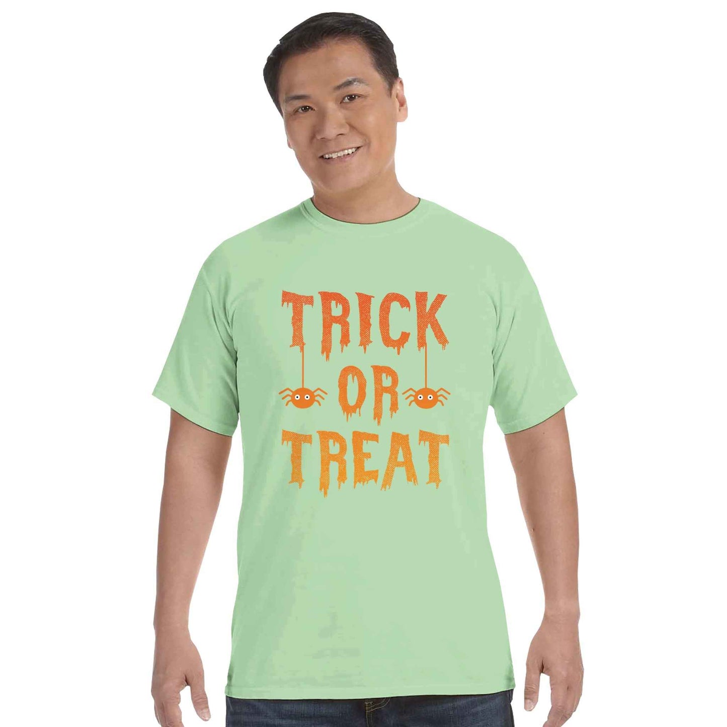 Trick or Treat Unisex T-Shirt - Vintage Style Halloween Cotton Tee for Adults