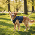 Personalised Dog Denim Jacket – Custom Indigo Denim Pet Apparel