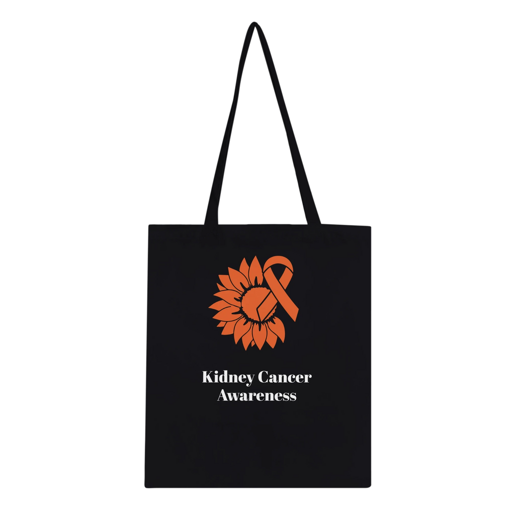 Kidney Cancer Awareness Cotton Tote Bag – Support Kidney Cancer UK