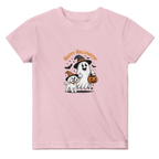 Happy Halloween Spooky Dog Baby Crewneck T-Shirt – Comfortable Cotton Toddler Top