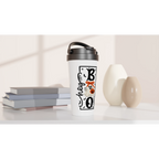 Hey Boo Stainless Steel Travel Mug – 15oz Insulated Leak-Proof Cup