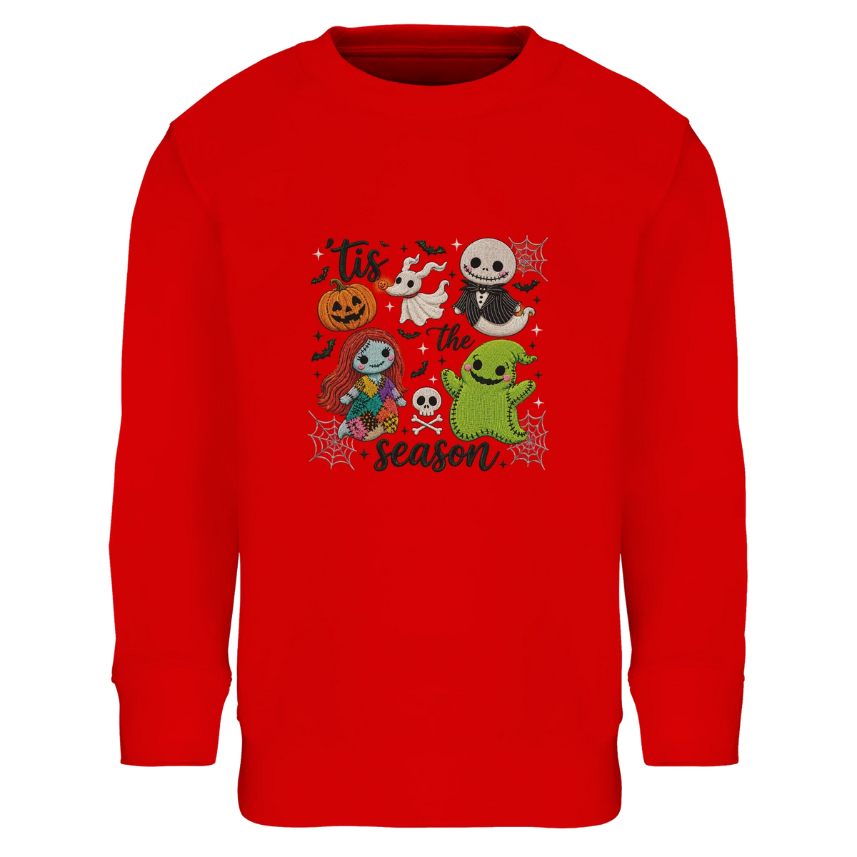 Tis The Season Nightmare Before Christmas Kids Sweatshirt - Cotton Blend