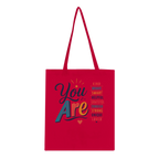 You Are... Affirmation Cotton Tote Bag – Eco-Friendly Canvas Shopper