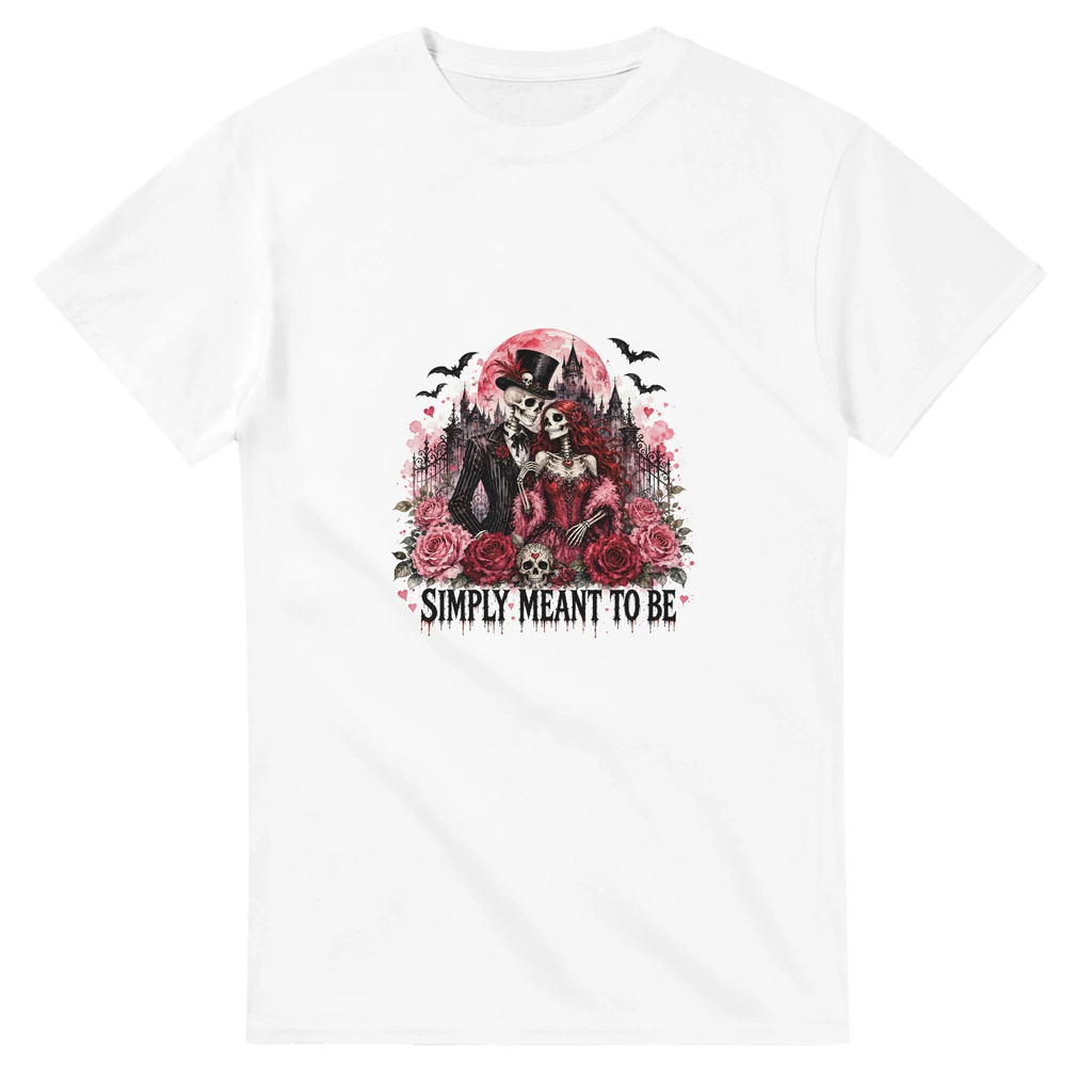 Simply Meant to Be Couples Halloween T-Shirt - Matching Graphic Tee