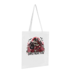 Simply Meant to Be Halloween Cotton Tote Bag – Eco-Friendly Reusable Shopper