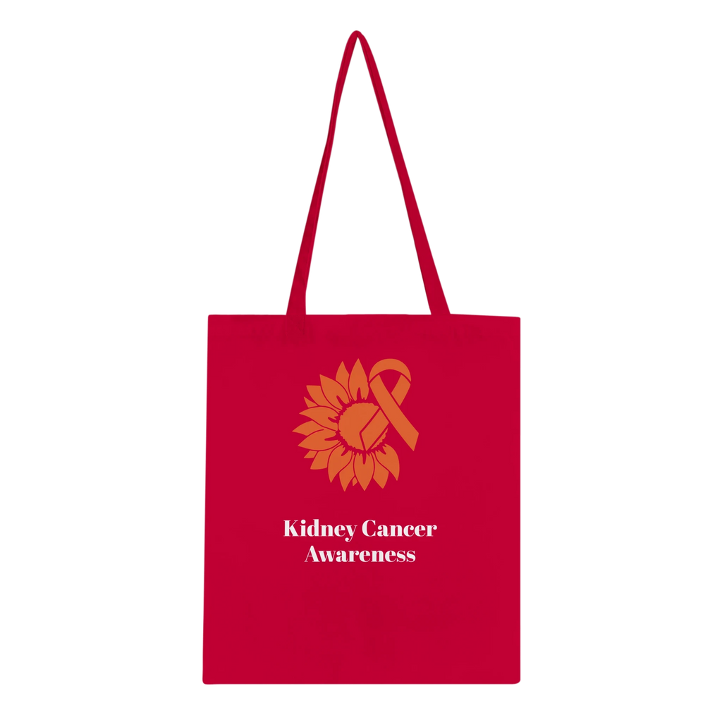 Kidney Cancer Awareness Cotton Tote Bag – Support Kidney Cancer UK