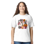 Too Cute To Spook Kids T-Shirt | Premium Heavyweight Cotton Halloween Tee
