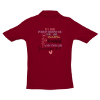 To The Person Behind Me Affirmation Unisex Premium Pique Polo Shirt