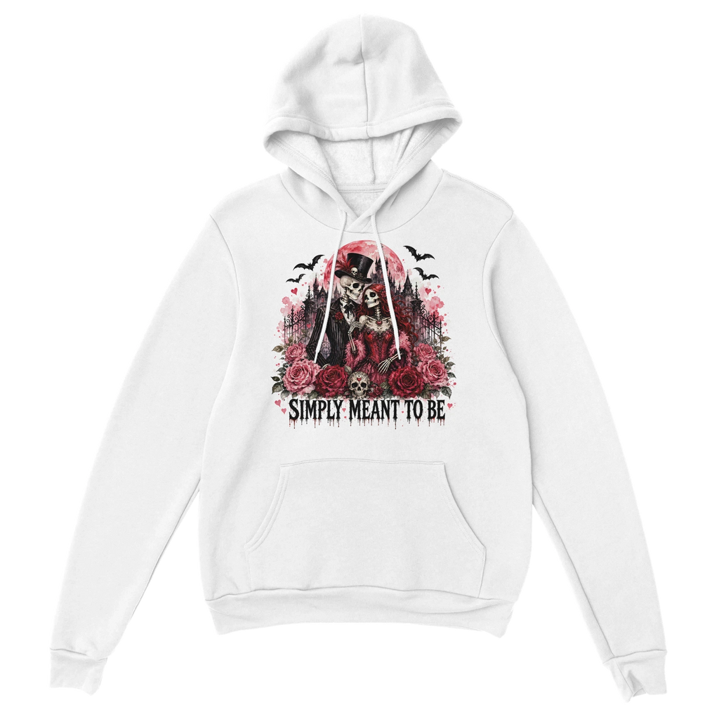 Simply Meant To Be Halloween Couples Hoodie – Matching Gothic Pullover