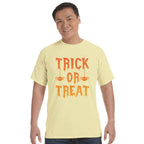 Trick or Treat Unisex T-Shirt - Vintage Style Halloween Cotton Tee for Adults