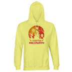 Happy Halloween Sunset Hoodie – Eco-Friendly Unisex Hooded Sweatshirt