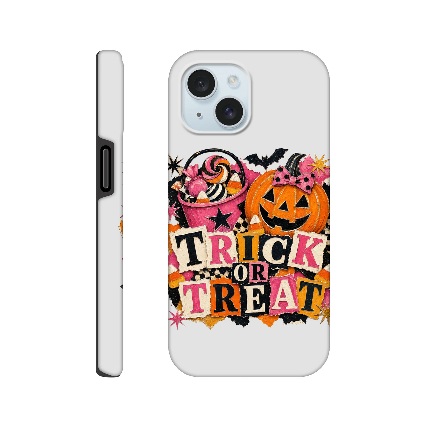 Trick or Treat Tough Phone Case – Double-Layered Protective Cover