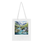 Scottish Watercolour Tote Bag – 100% Cotton Eco-Friendly Carryall
