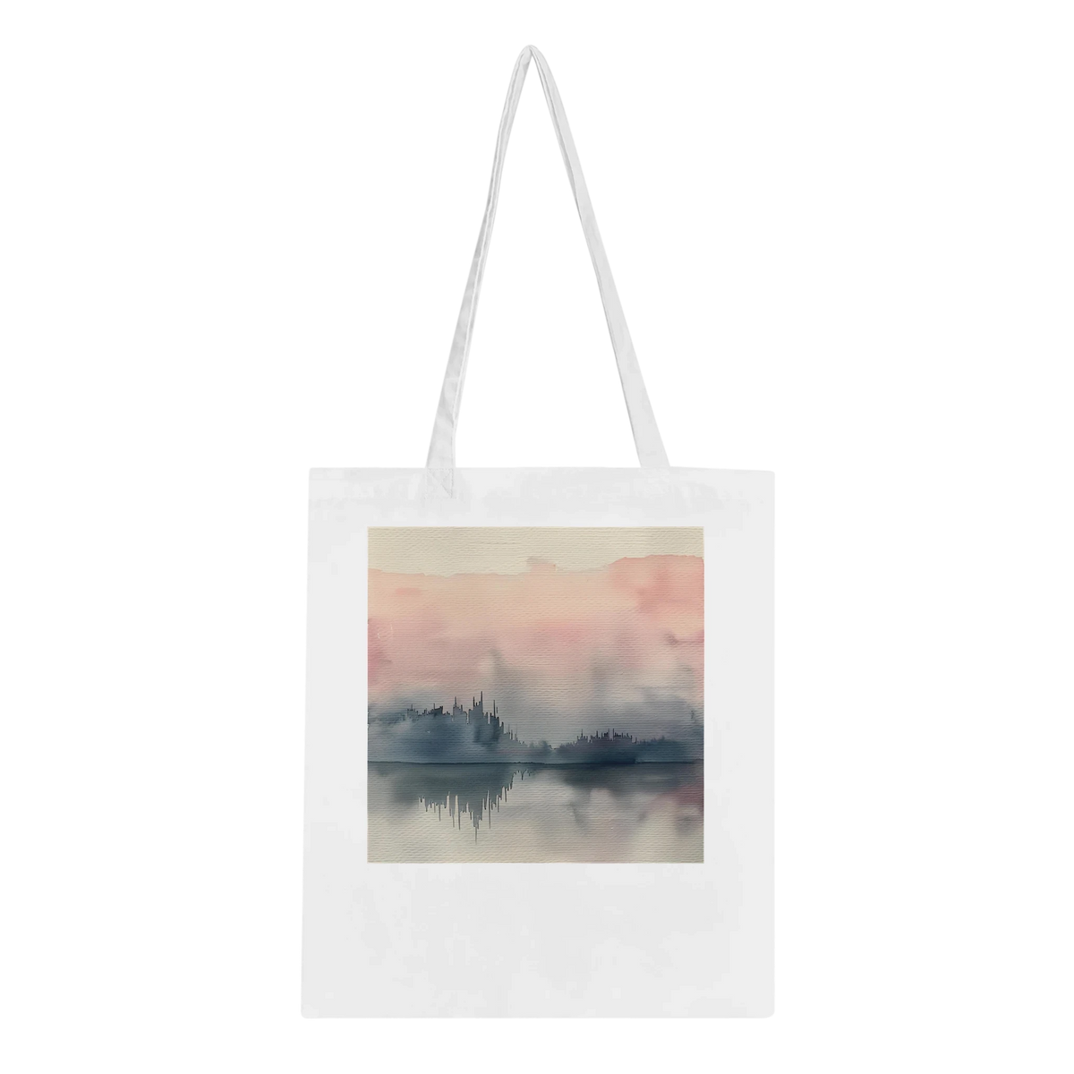 Japanese Style Watercolour Tote Bag – 100% Cotton Eco-Friendly Carryall (20 Designs)