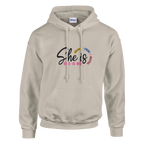 She Is And She Is Me Affirmation Heavy Blend Hoodie