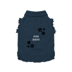 Fur Baby Dog Denim Jacket - Premium Indigo & Black Pet Outerwear
