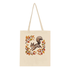 Woodland Animals Autumn Cotton Tote Bag - 11 Unique Designs