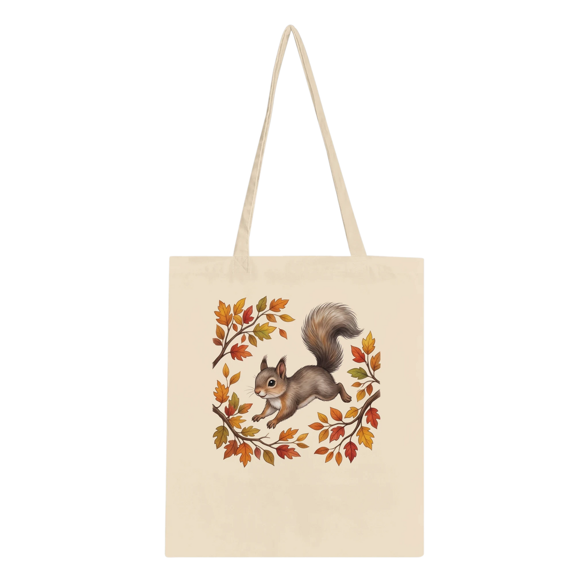 Woodland Animals Autumn Cotton Tote Bag - 11 Unique Designs
