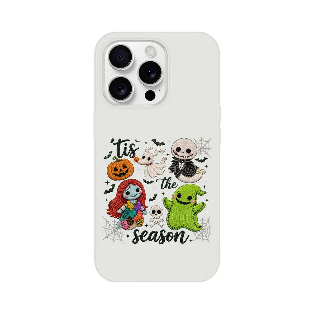 Tis The Season Nightmare Before Christmas Apple Flexi Case - Transparent Protective Shell