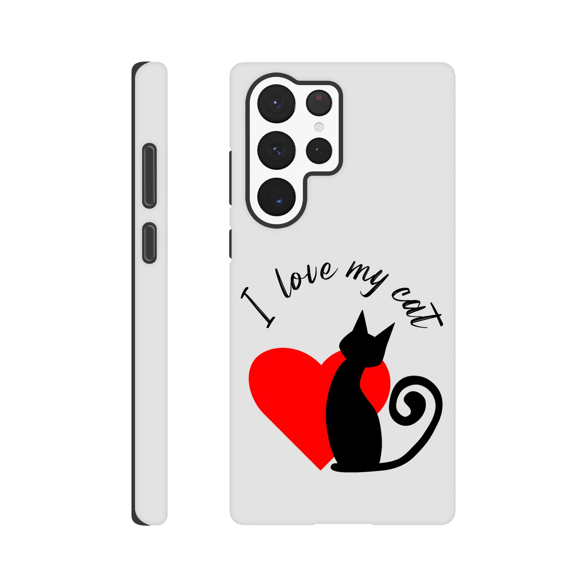 I Love My Cat Samsung Tough Case – Premium Dual-Layer Protective Phone Cover