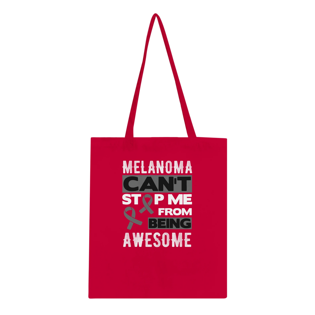 Melanoma Can't Stop Me Being Awesome Tote Bag - Support Melanoma UK