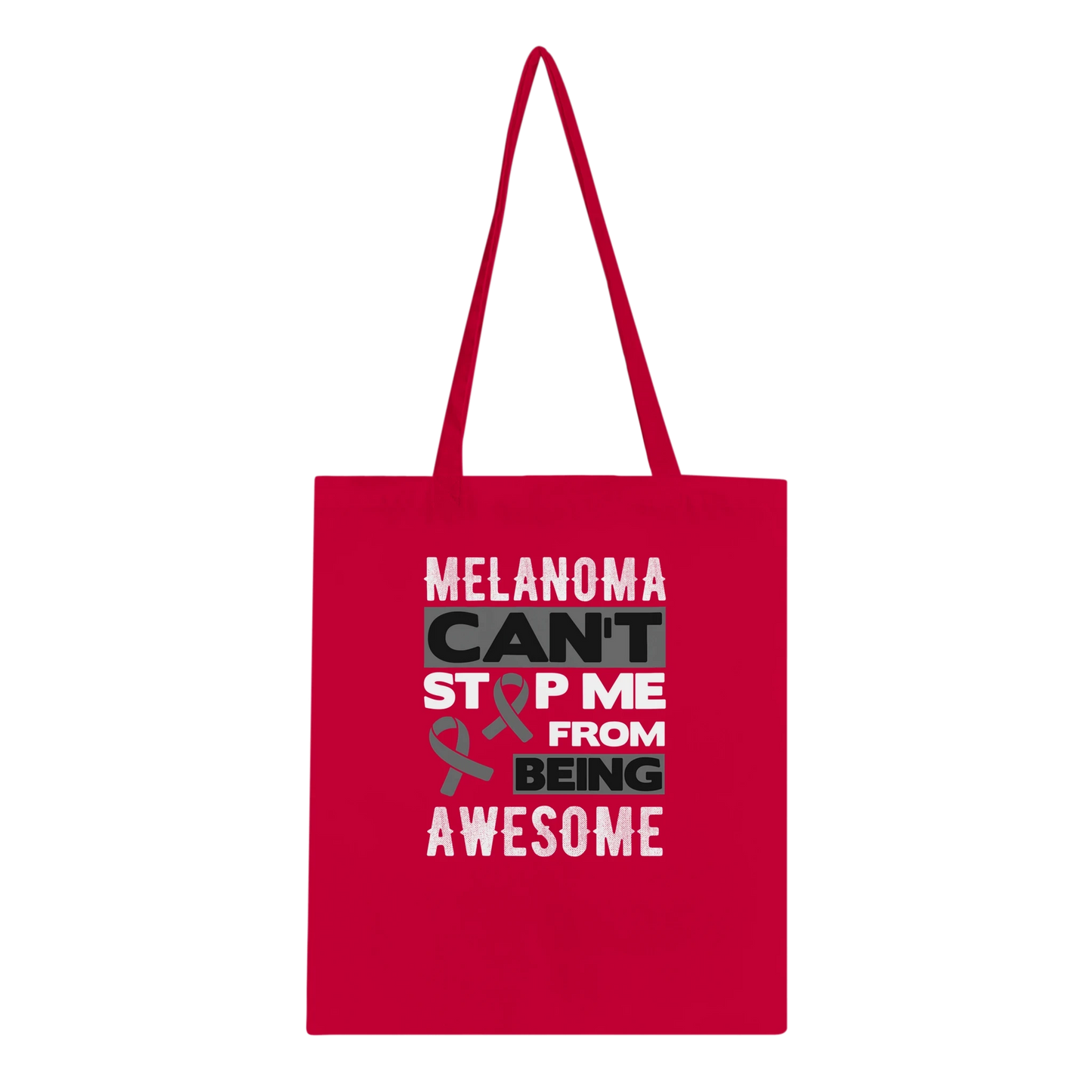 Melanoma Can't Stop Me Being Awesome Tote Bag - Support Melanoma UK