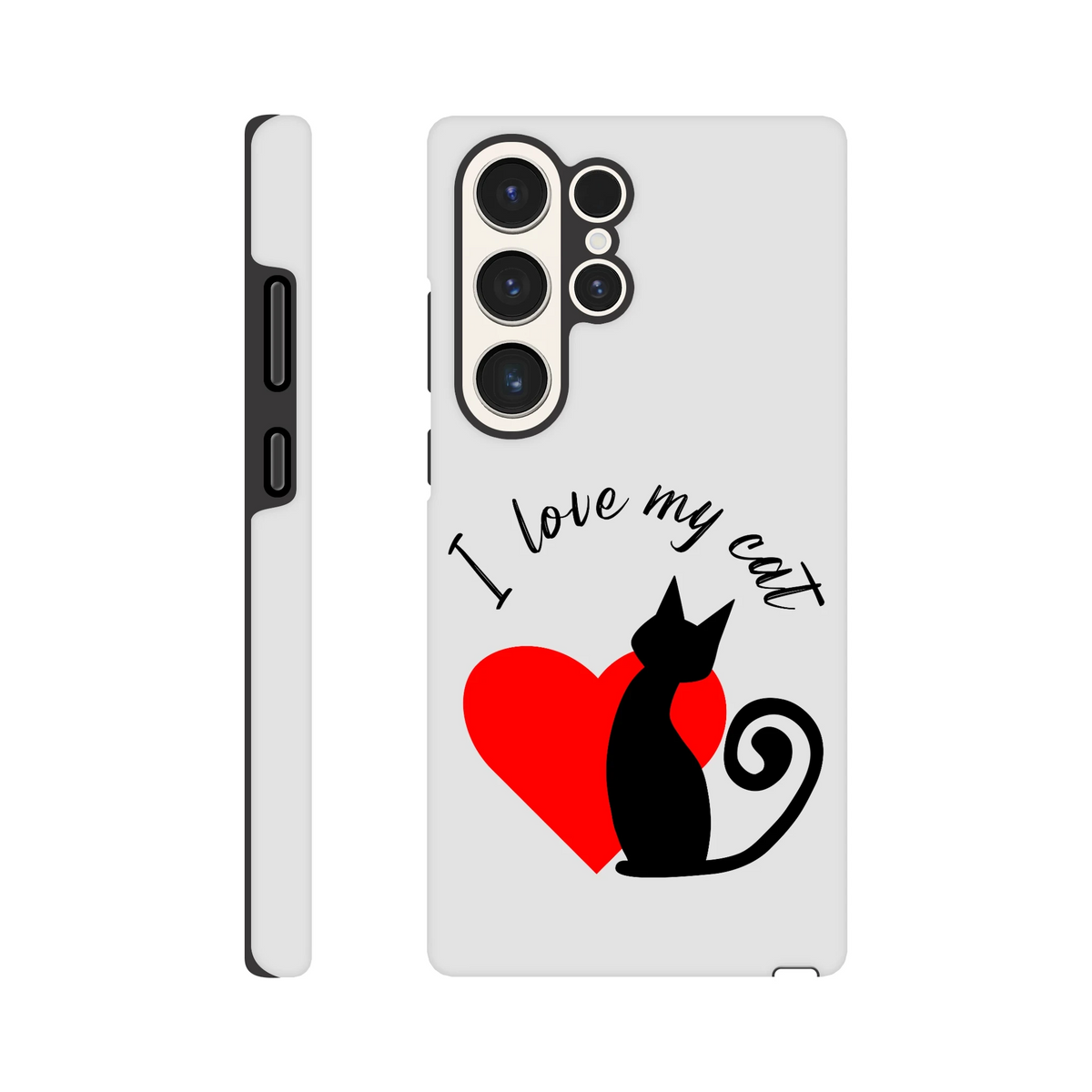 I Love My Cat Samsung Tough Case – Premium Dual-Layer Protective Phone Cover
