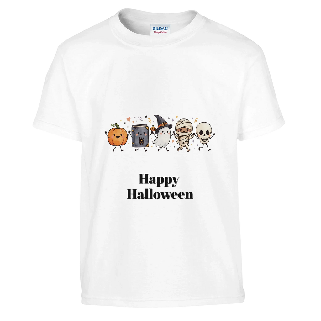 Personalised Halloween T-Shirt – Custom Cute Spooky Design for Adults and Kids