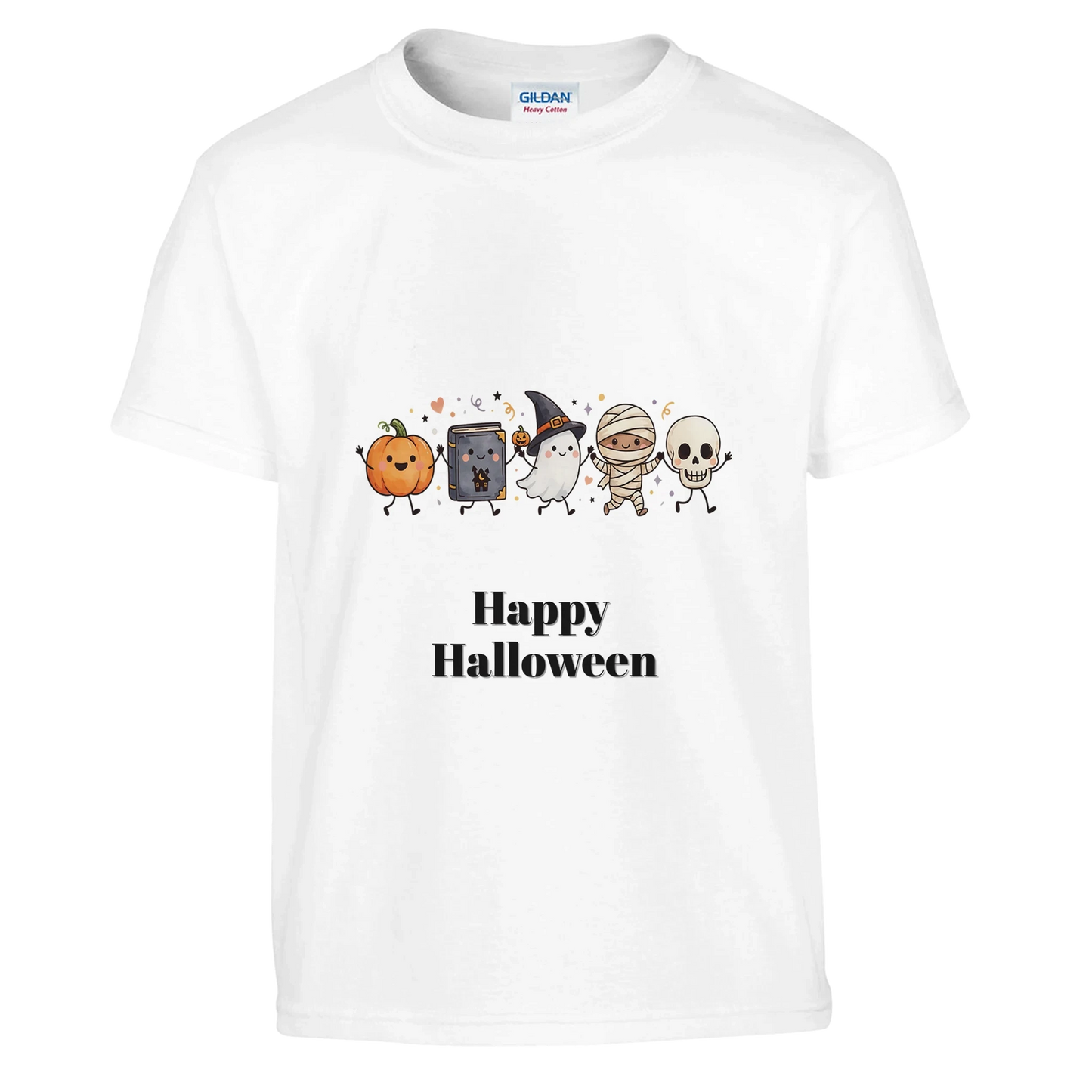 Personalised Halloween T-Shirt – Custom Cute Spooky Design for Adults and Kids