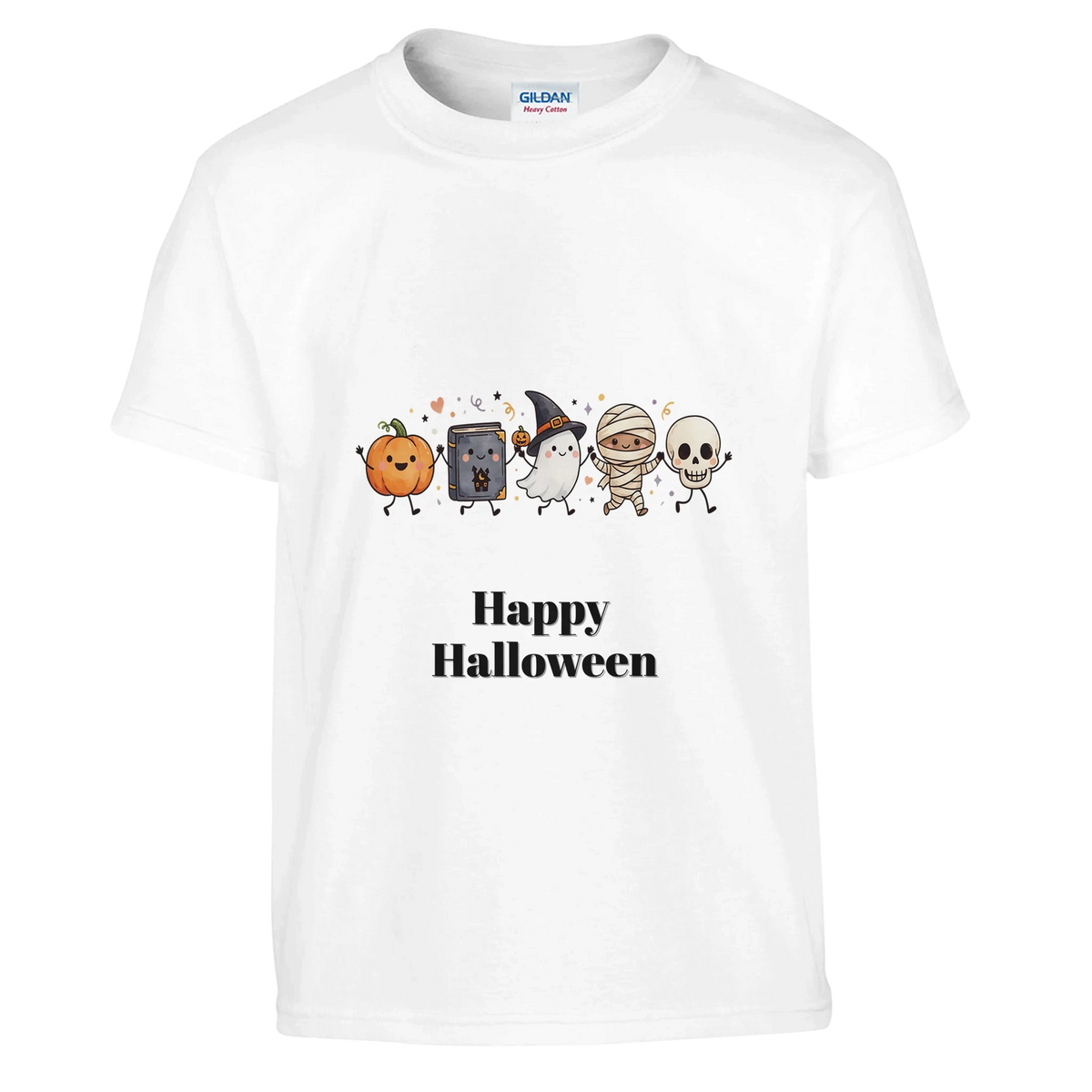 Personalised Halloween T-Shirt – Custom Cute Spooky Design for Adults and Kids