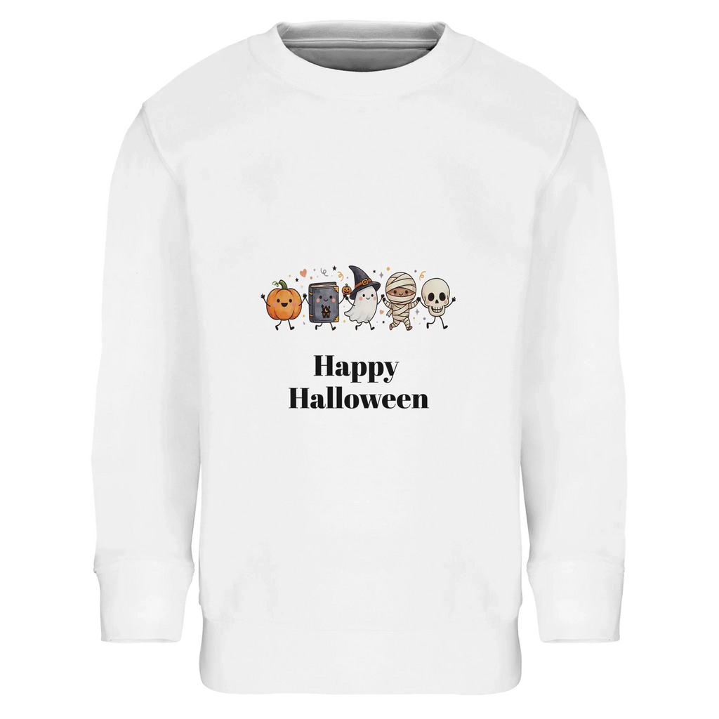 Personalised Cute Halloween Jumper for Kids - Custom Spooky Children's Sweatshirt