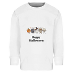 Personalised Cute Halloween Jumper for Kids - Custom Spooky Children's Sweatshirt